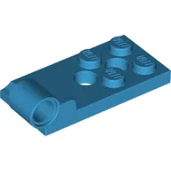 Hinge Plate 2 x 4 with Pin Hole with 2 Holes - Bottom