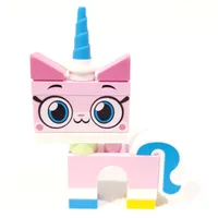 Unikitty, Dark Azure Foot, Closed Mouth