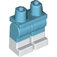 Hips with Medium Azure Legs and White Boots Pattern
