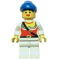 Pirate - Female, White Legs, Blue Bandana, 3626b