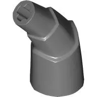 Animal Body Part, Horn Stacked 45 deg. with Axle Connectors