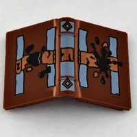 Book 2 x 3 with Lock and Soiled Spots Print