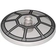 Dish 4 x 4 Inverted [Radar] with TIE Cockpit print