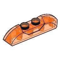 Brick Curved 1 x 4 with Sloped Ends and Two Top Studs