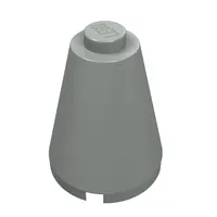 Cone 2 x 2 x 2, Solid Stud