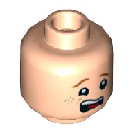 Minifig Head Ron Weasley / Vincent Crabbe, Dual Sided Print