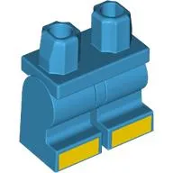 Hips and Dark Azure Medium Legs with Yellow Toes print