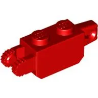 Hinge Brick 1 x 2 Locking with 1 Finger Vertical End and 2 Fingers Vertical End, 9 Teeth