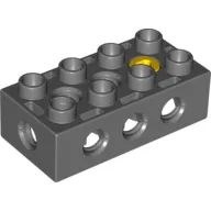 Duplo Toolo Brick 2 x 4 with Holes on Sides and Top and 1 Screw in Top