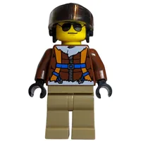 Arctic Explorer, Pilot, Black Helmet, Sunglasses