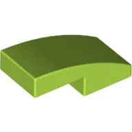 Slope Curved 2 x 1 No Studs [1/2 Bow]