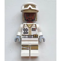 Rebel Trooper in Hoth Uniform, Dark Tan Hat, Reddish Brown Head