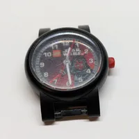 Watch Face with 'LEGO Star Wars' Logo, Silver Circle, Darth Maul Print