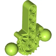 Large Figure Skeletal, Torso with Beam, 2 Ball Joints, and 7 Tooth Half Gear