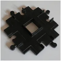 Duplo Train Track Crossover At 90 Degrees, 6 x 6