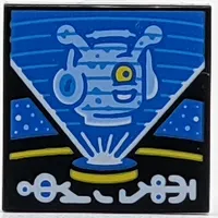 Tile 2 x 2 with VIDIYO print (43108-1)