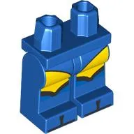 Hips with Blue Legs, Yellow Thighs, Black Toes Print