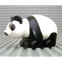 Duplo Animal Panda, Cub, with Eyes Looking Left Print [No Base]