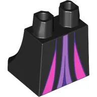 Hips and Legs Under Dress/Robe with Dark Pink, Lavender, and Dark Purple Decoration print