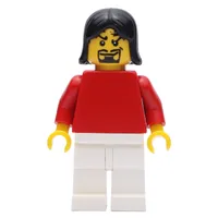 Man - Red Torso, White Legs