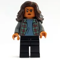 MJ, Dark Bluish Gray Plaid Shirt