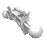 Large Figure Skeletal, Limb, Angular with 2 Ball Joints, and 2 Holes (Toa)