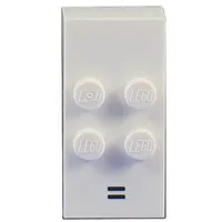 Braille Brick 2 x 4 with 4 Studs ⠶ and '=' Equals Print