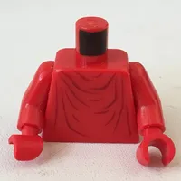 Torso Robe with Dark Red Crease Lines Print (Royal Guard), Red Arms and Hands