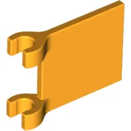 Flag 2 x 2 Square, Flat Clip Edge [Thick Clips]