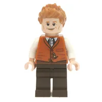Newt Scamander, Dark Orange Vest over White Shirt