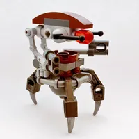 Droideka / Destroyer Droid, Reddish Brown Shell, Pearl Dark Gray Legs, No Back Armor