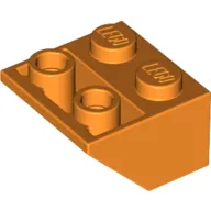 Brick Sloped Inverted 45° 2 x 2 [Ovoid Bottom Pin, Bar-sized Stud Holes]