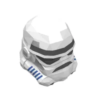 Helmet Stormtrooper, Dark Blue Vents Print