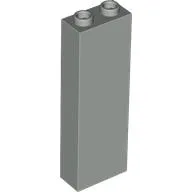 Brick 1 x 2 x 5 with Blocked Open Studs and Bottom Stud Holder with Asymmetric Ridges