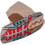 Large Figure Limb Cover, Size 5, Armor with Ball Joint Socket with Beast Print (Fangz)