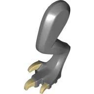 Animal Body Part, Dinosaur, Raptor Leg, Left, with Pin, Tan Claws