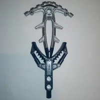 Large Figure Weapon Hordika Fin Barb with Flat Silver Flexible End