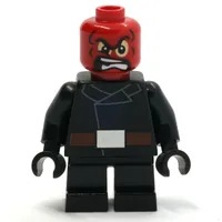 Red Skull with Short Legs