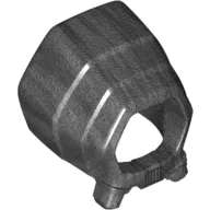 Hood with Hexagonal Opening and Breathing Apparatus with Black Grille Print