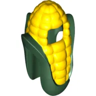 Costume Corn Cob Suit with Dark Green Leaves Print