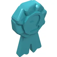 Equipment Animal Grooming Kit Award Ribbon with Number 2