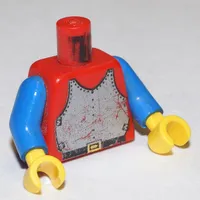 Torso Armor, Breastplate Print, Blue Arms, Yellow Hands