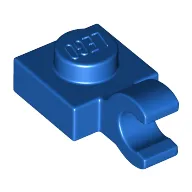 Plate Special 1 x 1 with Clip Horizontal [Thick Open O Clip]