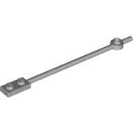 Bar 1 x 12 with 1 x 2 Plate End with Solid Studs and 1 x 1 Round Plate End