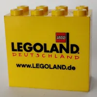 Brick 2 x 4 x 3 with 'LEGOLAND Deutschland www.LEGOLAND.de' Print