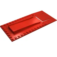 Baseplate Raised 8 x 18 with Garage Floor Plate (Old style)