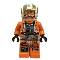 Dutch Vander / Rebel Pilot Y-wing, Printed Legs, Visor