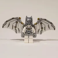 Batman, White Suit, Silver Cowl, Spacesuit with Wings