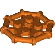 Plate Special 2 x 2 with Bar Frame Octagonal, Reinforced, Completely Round Studs