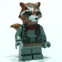 Rocket Raccoon, Dark Bluish Gray Outfit